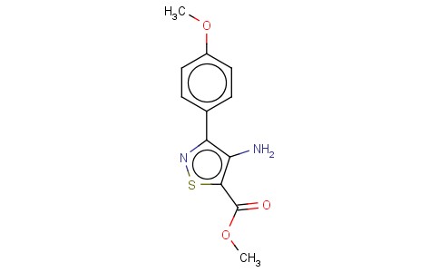 METHYL 4-AMINO-3-(4-METHOXYPHENYL)ISOTHIAZOLE-5-CARBOXYLATE